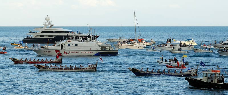 die Historische Regatta in Amalfi