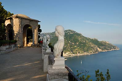 die Terrasse der Villa Cimbrone