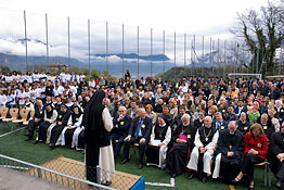 Festveranstaltung am Sportplatz