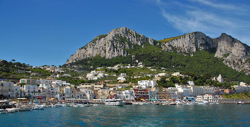 die Marina Grande auf Capri