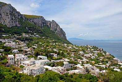 Blick ber den Golf von Neapel