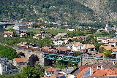 auf der Br�cke bei Schlanders