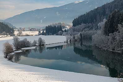 die Rienz bei der Sonnenburg