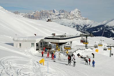 Sellaronda am Pordoijoch