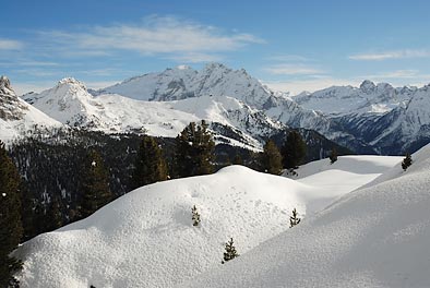 Blick Richtung Marmolada