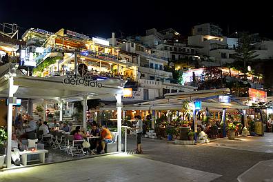 Agia Galini bei Nacht