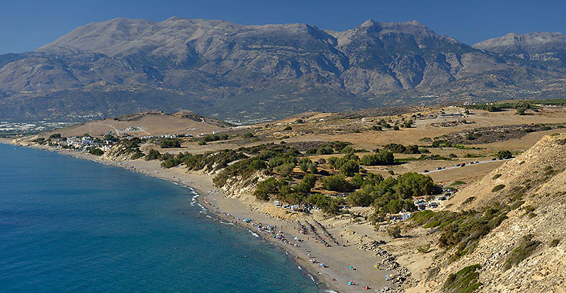 Kommos Beach mit Ida-Gebirge