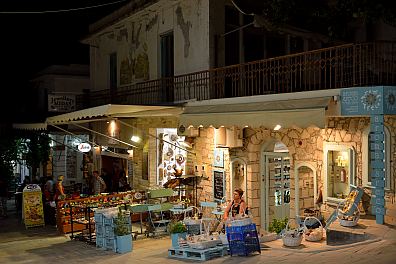 Agia Galini bei Nacht