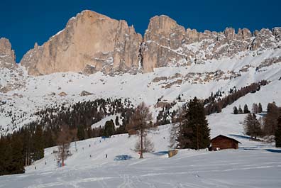 der Rosengarten im Winter