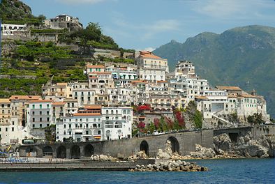 Huserlandschaft in Amalfi