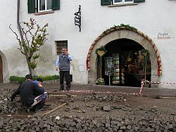 Werner Schmid kurz vor der Verzweiflung