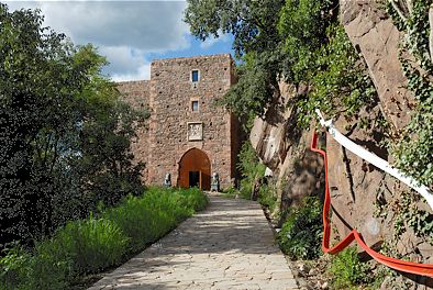 der Eingang zur Burg