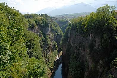 die Schlucht des Noce bei Dermulo