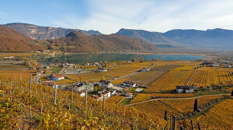 Kalterer See vom Kalterer Weinweg aus