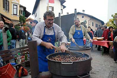 die Keschtn werden gebraten