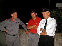 die Feuerwehr hat alles im Griff