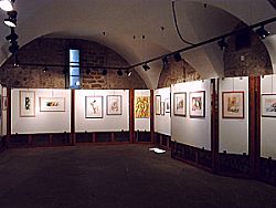 Freizeitmaler in der Rathausgalerie