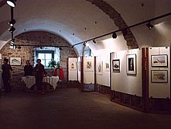 Freizeitmaler in der Rathausgalerie