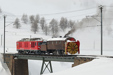 auf dem Weg zum Bernina-Pa