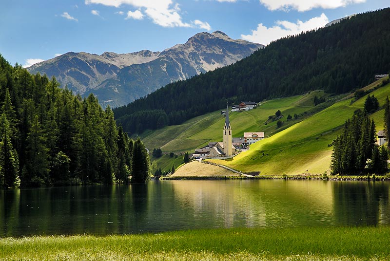 der Durnholzer See im Sarntal