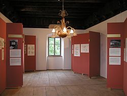Ausstellungsraum in Ansitz Montan