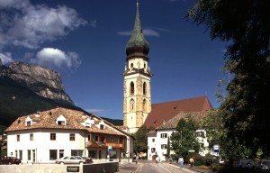 Ansicht vom Friedhof aus