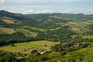 die Landschaft des Chianti