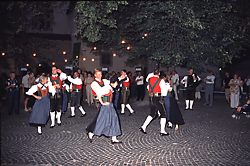 die Volkstanzgruppe