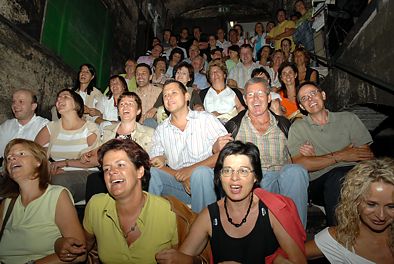 Stimmung auf der Kellertreppe