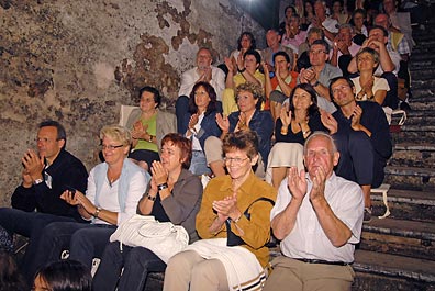 auf der Kellertreppe