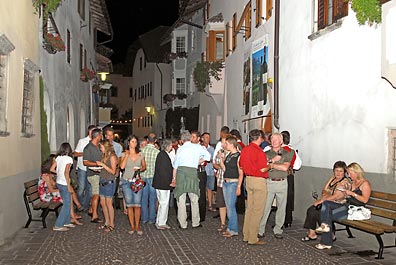 Weinpromenade in den Paulser Gassen