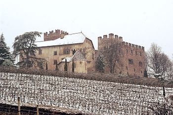 Schlo Freundenstein im Schnee